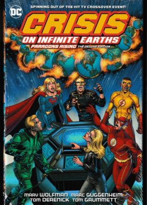 CRISIS ON INFINITE EARTHS: PARAGONS RISING THE DELUXE EDITION HC ''NEW UNREAD''