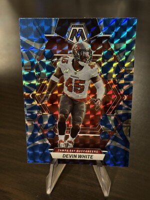 2023 Mosaic Devin White Blue Prizm #231 Tampa Bay Bucs Football Card