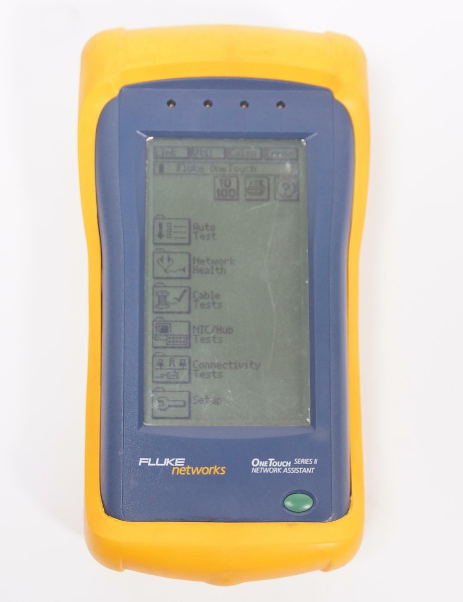 One Touch SERIES ⅡNETWORK ASSISTANT Fluke OneTouch Series II Network Assistant Analyzer with