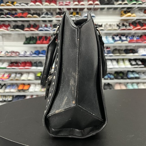 Kenneth Cole Reaction Womens Satchel Handbag Purse Black - Picture 3 of 7