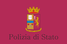 Aufkleber Italien Polizei Flagge 12 x 8cm Autoaufkleber Sticker