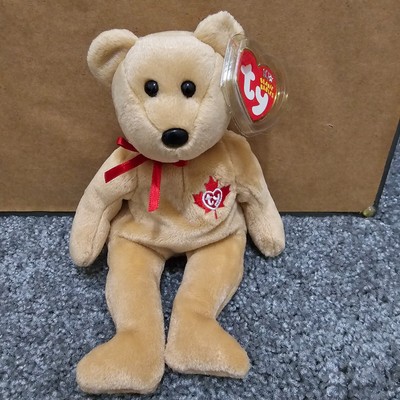 Ty Beanie Baby - TRUE BEAR CANADIAN EXCLUSIVE Plush New MWMT's - SUPER CLEAN