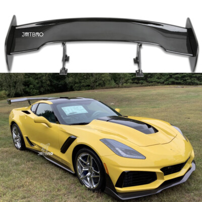 57'' Rear Truck Spoiler GT Style Tail Racing Wing For Chevrolet Corvette C6 ZR1