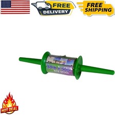 Durable Polyester Kite Line - 30 LB x 500 ft with Snap Connection Easy Handling