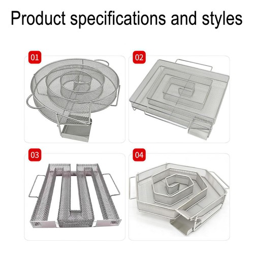 BBQ Cold Smoke Generator Wood Dust Hot Chip Smoking Box Stainless Steel Grill - Picture 10 of 10