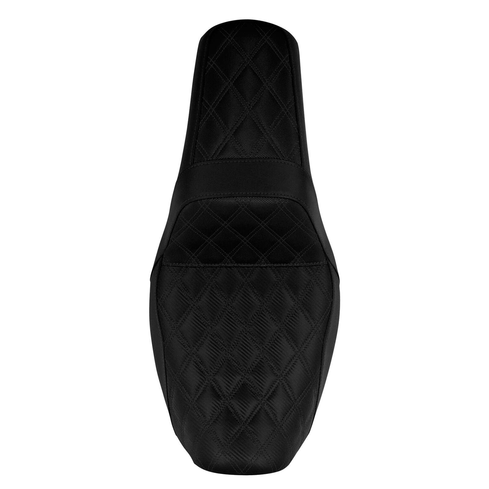 Black Driver Passenger Gel Seat For Harley 06-2017 Dyna Low Rider Street Fat Bob