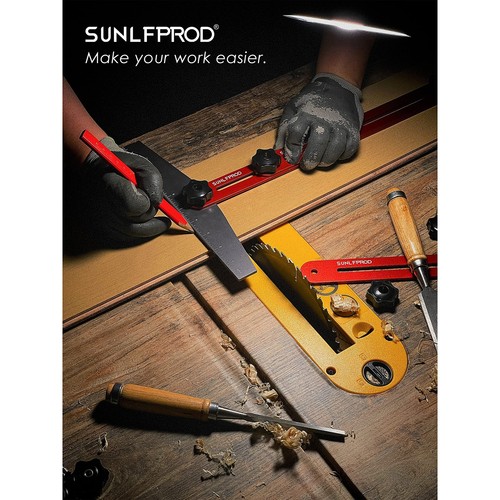 SUNLFPROD Stair Tread Template Tool - Solid Stair Tread Gauge Shelf Layout To... - Picture 6 of 6