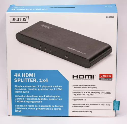DIGITUS Professional 4K HDMI Extenseur Jeu IP Capable Chat 5 - 6 E 3840x2160p