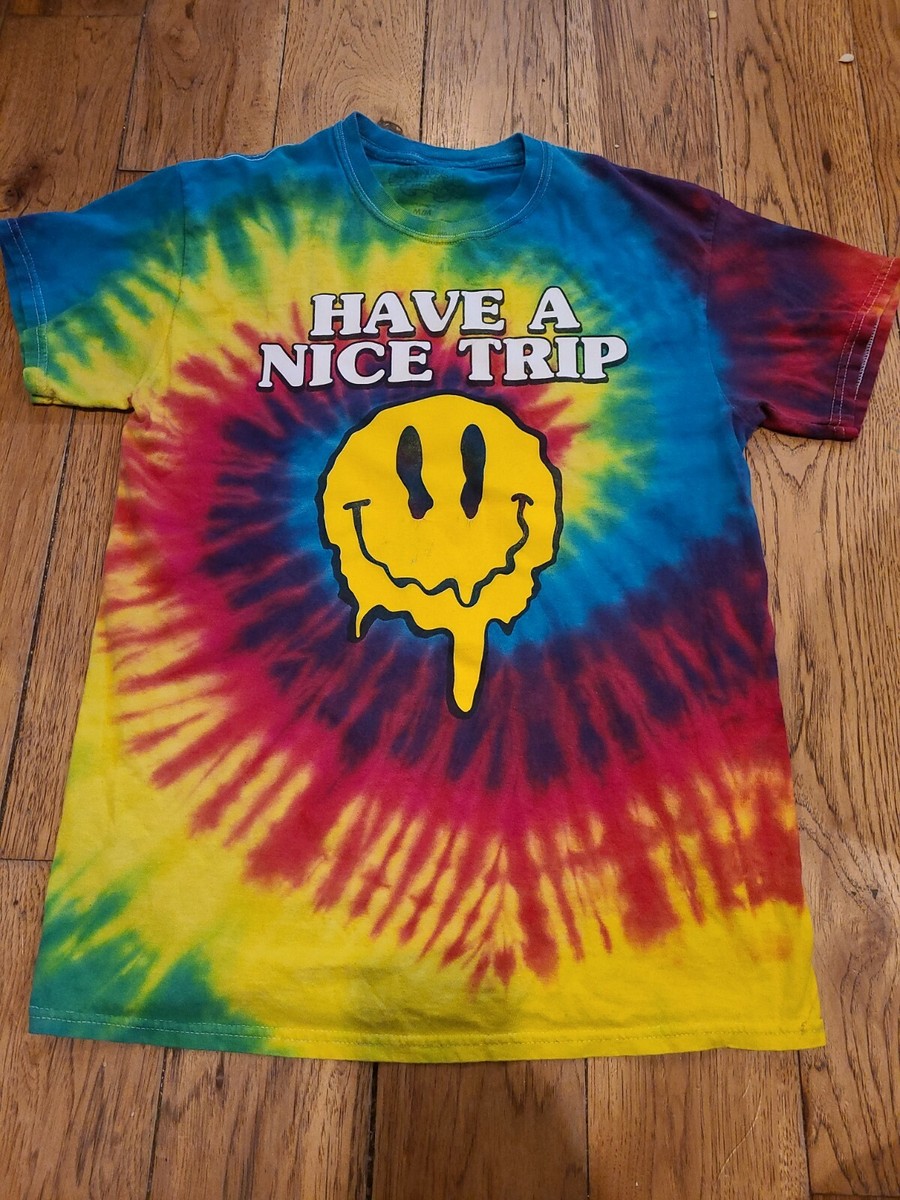 HAVE A NICE TRIP FESTIVAL TIE DYE t-shirt size Medium | eBay