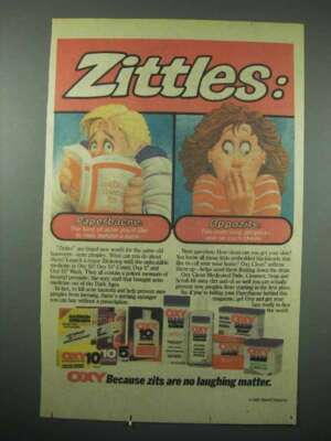 1987 Oxy Acne Products Ad Zittles Ebay ebay