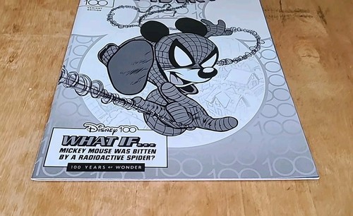 AMAZING SPIDER-MAN #35 CLAUDIO SCIARRONE Disney 100 B&W Variant 1:100 - Picture 8 of 9