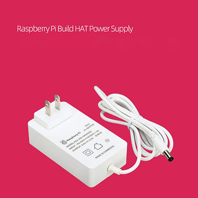 Raspberry Pi Build HAT Expansion Board Power Supply Adapter for Pi4B/3B+/ZeroW