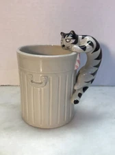 Tom Cat by Takahashi San Francisco Coffee Mug Trash Can Original Sticker 5”