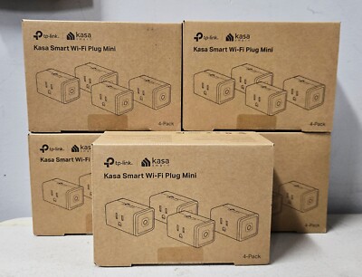 NEW Lot of 20 Kasa Smart Plug HS103P4, Smart Home Wi-fi Outlet Alexa Echo Google