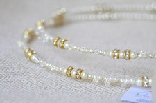 Stefana Orthodox Crowns Ivory Gold Plated Stephana Greek wreaths Greek stefana