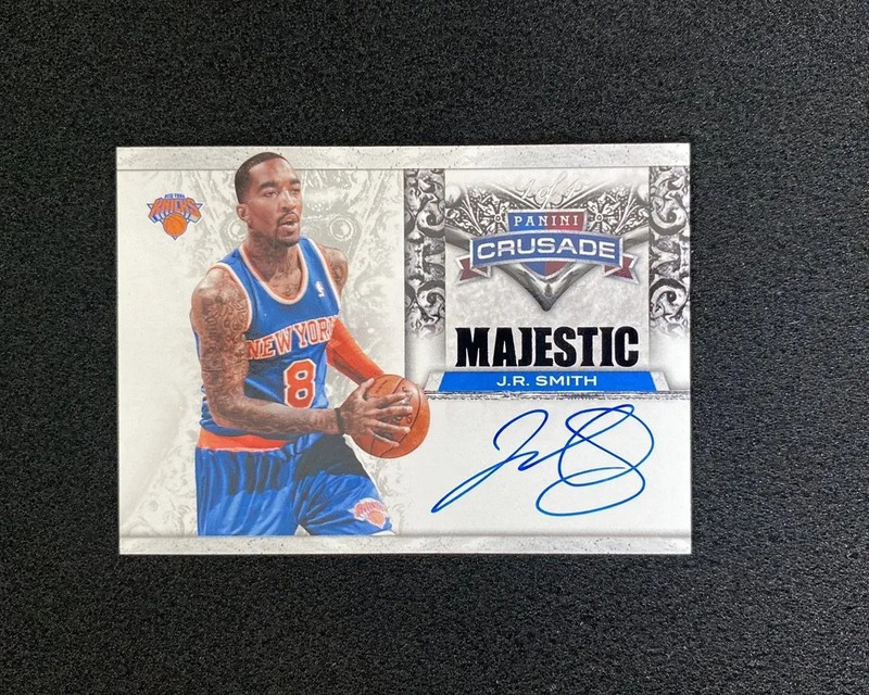 2013-14 Panini Crusade Majestic Auto J.R. Smith 1/1 #20 Knicks WU89