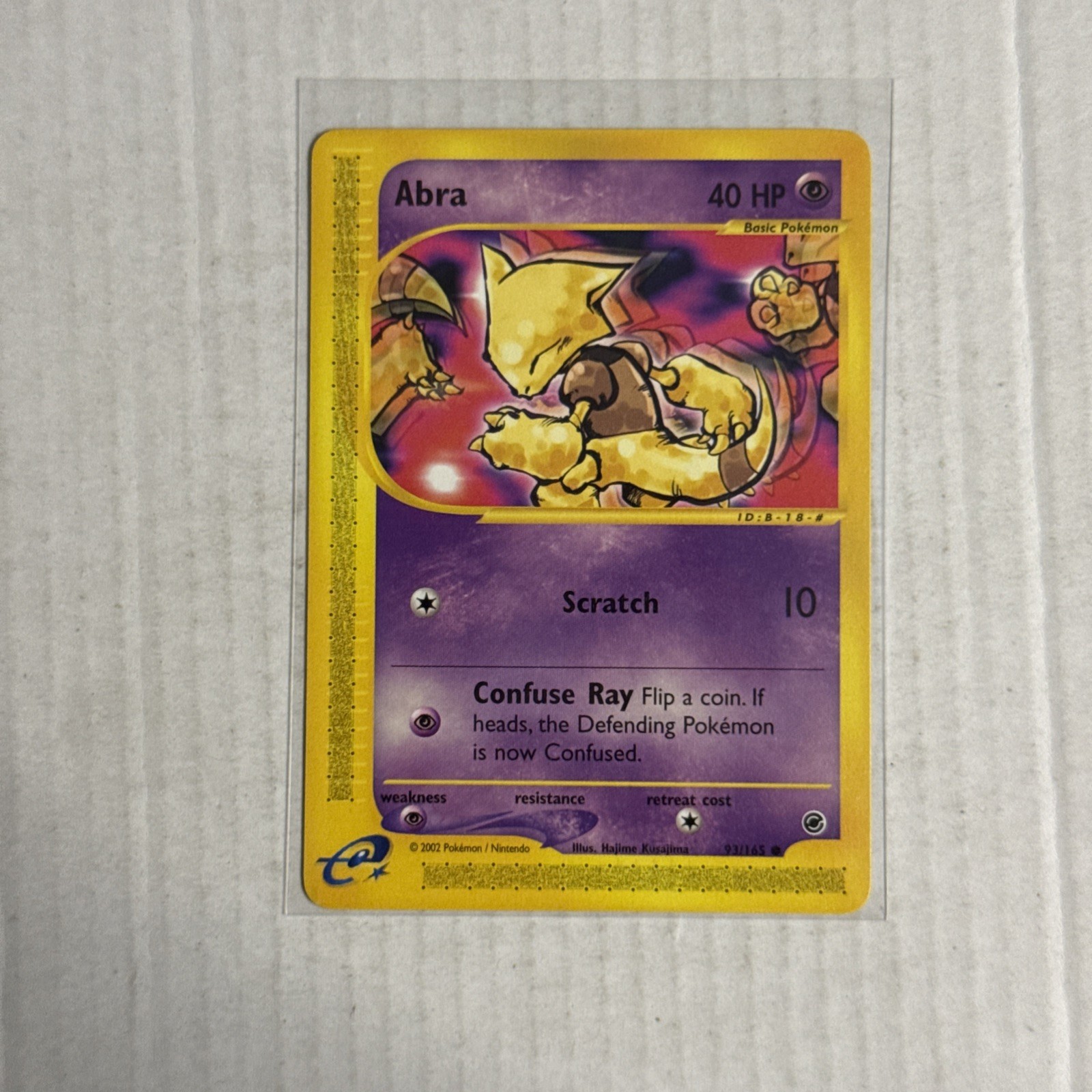 Pokémon Abra 093/165 Expedition Base Set Common. Pk003569