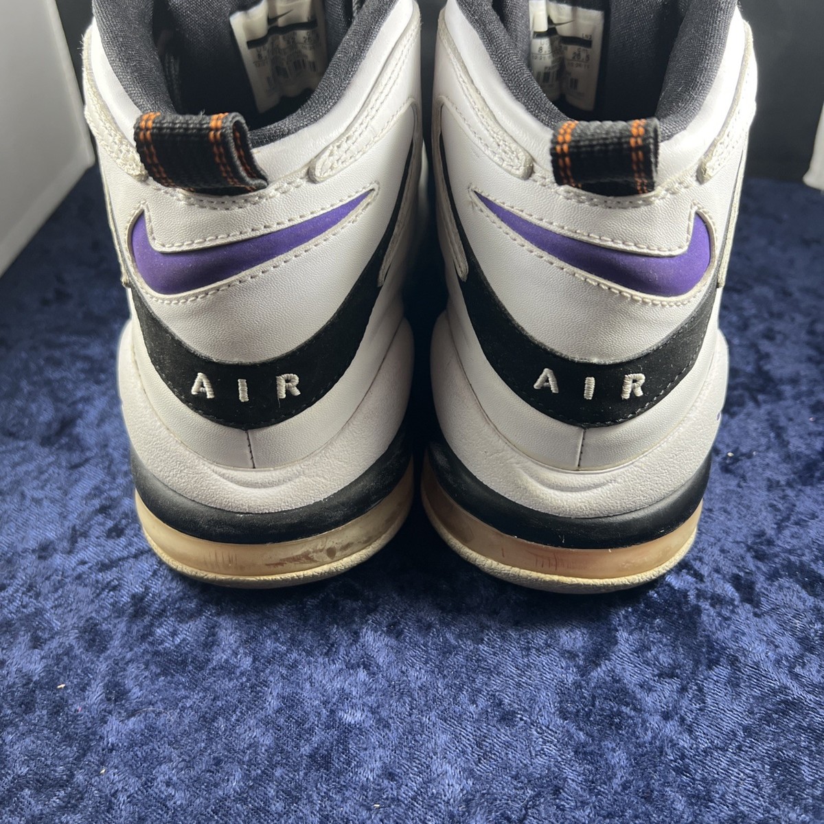 Nike Air Max CB34 Size 8.5, Charles Barkley White Purple Black