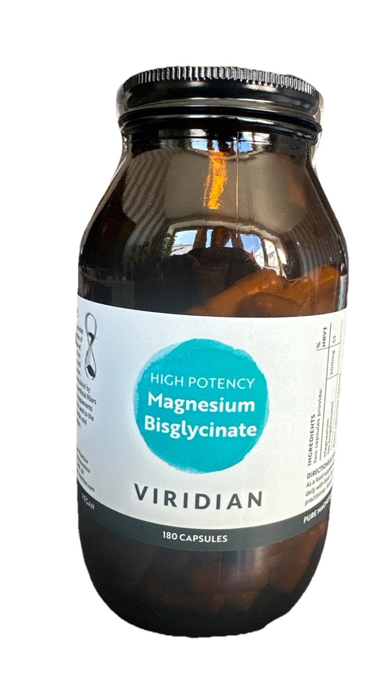 Viridian Magnesium Bisglycinate 180 Capsules Vegan Mineral Supplement BBE:03/29