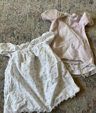 2 Vintage Coleco 1982 Cabbage Patch Kid Gowns light, pink, purple flowers