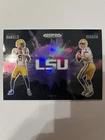 2025 Panini Prizm Black Dual Color Blast Jayden Daniels & Joe Burrow LSU Tigers