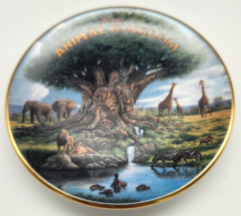 Disney’s Animal Kingdom 1998 Inaugural Mini Collectible 3" Plate by Clive Kay