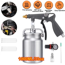 33oz Undercoating Spray Gun Kit Air Rust Proofing And Undercoating Gun+4pcs Wand