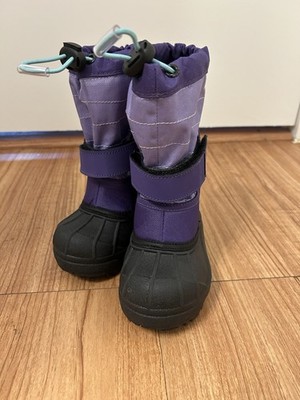 Columbia Boots Toddler Girl Purple Size 7 Made In Mexico New