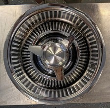 1964 Pontiac Bonneville Catalina 14 Wheel Cover Hubcap Oem 3-bar Spinner Driver