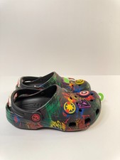 0534 Crocs Black Kids' Classic Marvel Avengers Clog Shoes Juniors 3