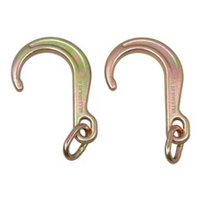 2 Pcs 8 Inch J Tow Hook G70 Heavy Duty Towing Hooks 5400 Lbs Working Load Limit