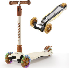 3 Wheel Scooter for Kids Ages 6-12,Kids Scooter with Light up Wheels, Sturdy Dec