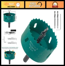 2 3/4" Hole Saw Bi-Metal Cutter Tool for Wood, Plastic, Drywall & Fiberboard