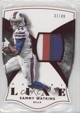 2015 Panini Luxe Die-Cut Memorabilia Prime 37/49 Sammy Watkins #5 7eo