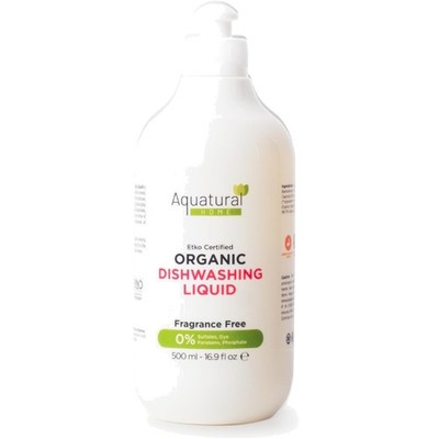 Organic Dishwashing Liquid 16.9 Fl Oz, Plant Based, Unscented, Sensitive Skin