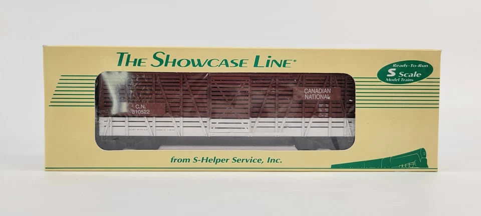 S-Gauge S-Helper 00136 Canadian Pacific Stock Car -NIB Showcase Line 00136 - Image 2 of 4
