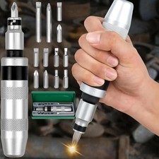13-teilig Handschlagschrauber Satz 1/2" Wende-Schlagschrauber mit 12 Bits Schlag