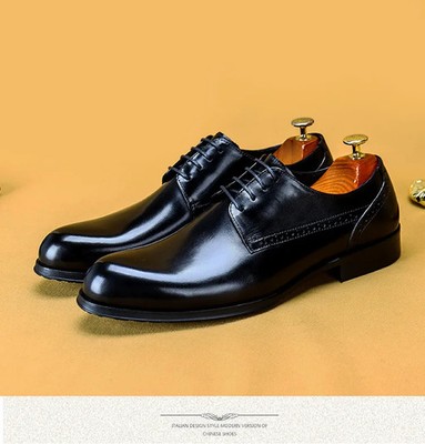 Men's Classic Leather Dress Shoes Wedding Banquet Party Oxford Business Shoes