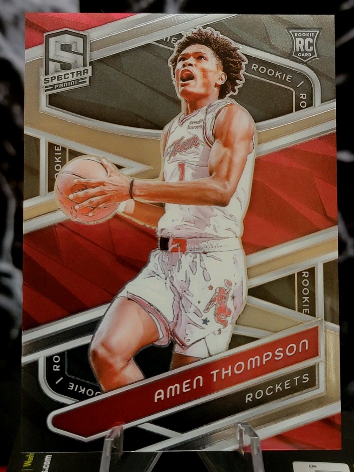 2023-24 Panini Spectra #150 Amen Thompson RC 1F