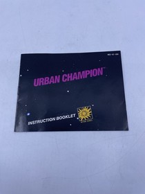 Urban Champion Nintendo NES Instruction Manual Booklet ONLY