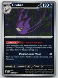 Crobat 051/086 Mega Evolution—Chaos Rising Reverse Holo
