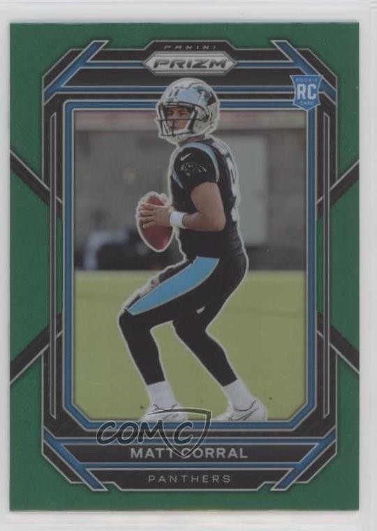 2022 Panini Prizm Rookies Green Prizm Matt Corral #304 2l4