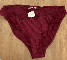 Victoria Secret Silk SATIN PANTIES M/6 NEEDS NEW ELASTIC Crown Gold Label