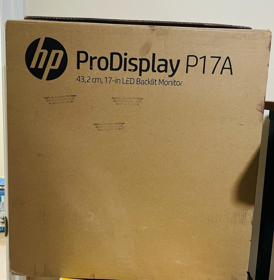🔥HP PRODISPLAY 17"LED BACKLIGHT MONITOR 1280x1024 (P17A)- NEW IN BOX - Image 2 of 2