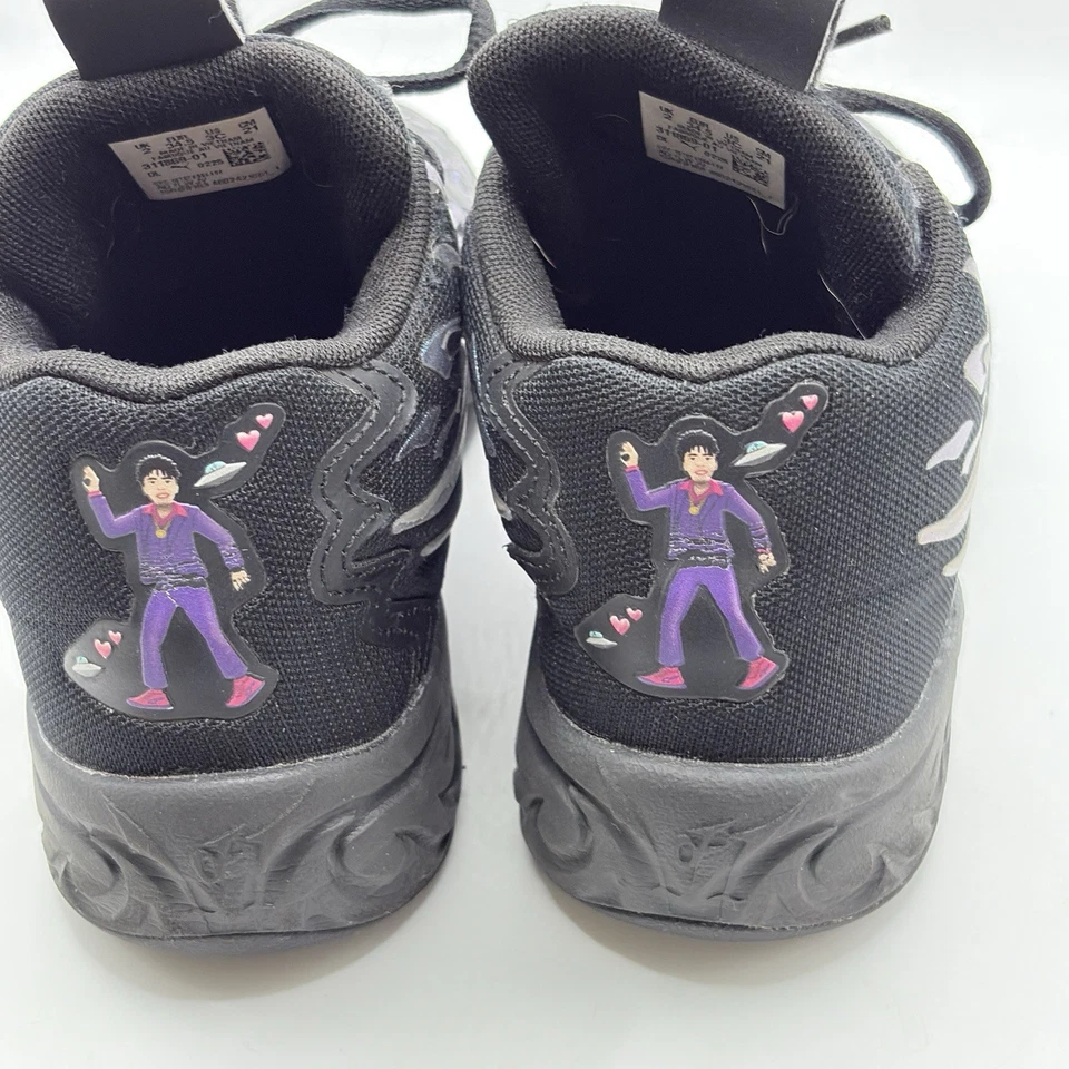 PUMA x LaMelo Ball MB 04 Reflections Black Ravish Little Kid PS Size 3C - Image 4 of 4