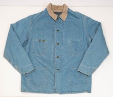 Vintage Oshkosh B'Gosh 70s Blanket Lined Denim Chore Jacket Barn Find Western