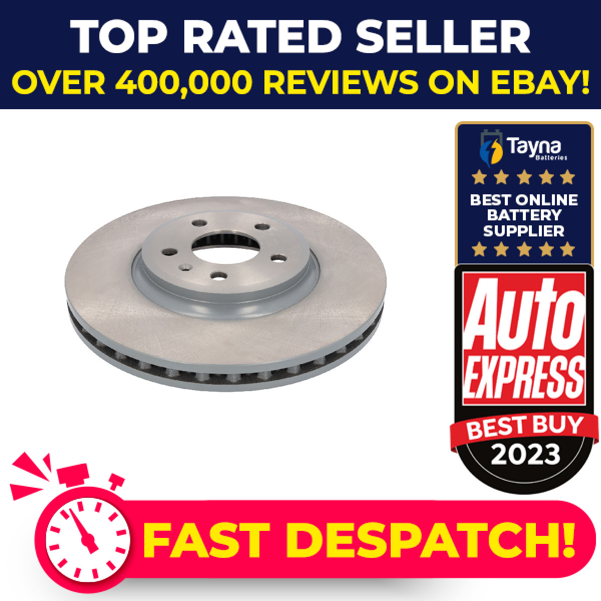 2x Brake Discs Pair Vented fits AUDI A4 B8 2.0 Front 08 to 11 320mm Set Quality