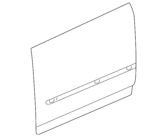 Panel exterior puerta GM 15217585 genuino Foto 2 de 3