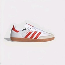 Adidas Samba MN Men's Size 11 Athletic Shoe White Red Sneakers Trainers