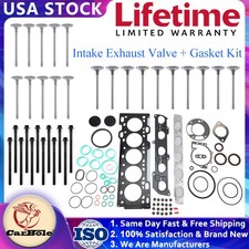 Válvula de escape de admisión + Kit de sello de junta de culata para Volvo S60 V60 XC60 XC70 V60 2,5 L